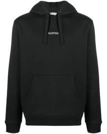 Valentino logo-print hoodie - Black