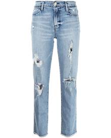 FRAME ripped slim-fit jeans - Blue