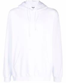 MSGM logo print hoodie - White