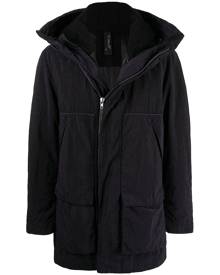 Transit zipped hooded jacket - Black