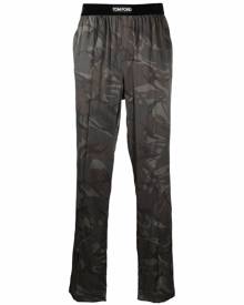 TOM FORD camouflage-print track pants - Green