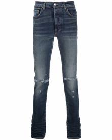 AMIRI faded-effect skinny jeans - Blue