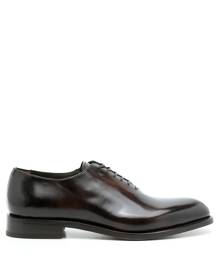 Salvatore Ferragamo lace-up leather brogues - Brown