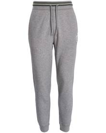 BOSS logo-patch tapered track trousers - Grey