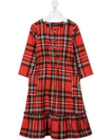 Mini Rodini check flannel dress - Red