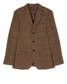 Ralph Lauren Kids tweed tailored sports blazer - Brown