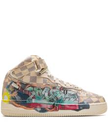 Nike Louis Vuitton Air Force 1 Mid Virgil Abloh - Graffiti - Stadium Goods