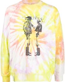 Stain Shade x Hiroshi Fujiwara tie-dye print sweatshirt - Pink