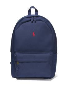 Ralph Lauren Kids embroidered Polo-Pony backpack - Blue