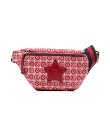 Gucci Kids GG logo-jacquard belt bag - Red