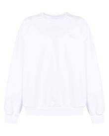Juun.J graphic-print logo-embroidered sweatshirt - White