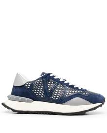 Valentino Garavani Rockstud lace-up sneakers - Blue