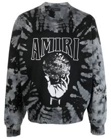 AMIRI tie-dye print sweatshirt - Black