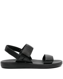 Ancient Greek Sandals Orfeas leather greek sandals - Black