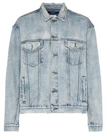 Ksubi acid-wash distressed denim jacket - Blue