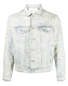 1017 ALYX 9SM distressed denim jacket - Blue