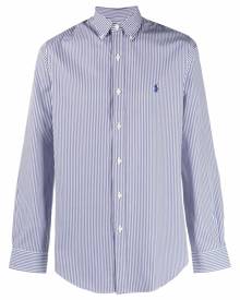 Polo Ralph Lauren stripe-print long-sleeved shirt - Blue