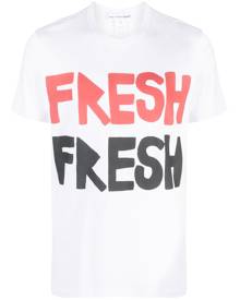 Comme Des Garçons Shirt Brett Westfall-print T-shirt - White