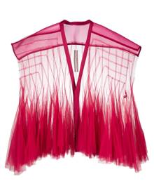 Rick Owens Micro Cyanea tulle blouse - Pink