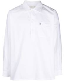 Mackintosh Military buttoned cotton shirt - White