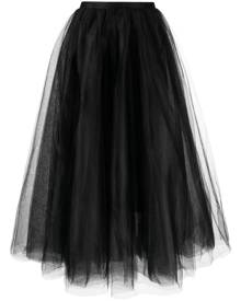 ANOUKI high-waisted tulle skirt - Black
