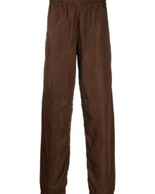 RANRA elasticated-waist track pants - Brown