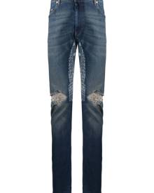 Alchemist bandana-pocket skinny jeans - Blue