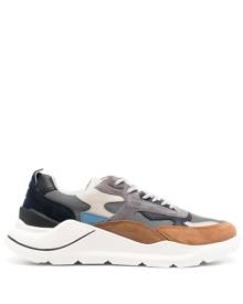 D.A.T.E. Fuga panelled-design sneakers - Brown