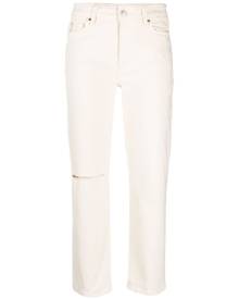 PAIGE distressed cropped jeans - Neutrals