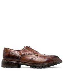 Eleventy lace-up leather brogues - Brown