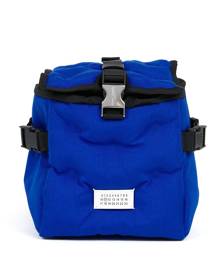 Maison Margiela numbers-motif buckled backpack - Blue