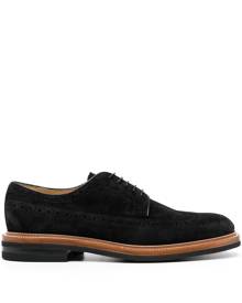 Brunello Cucinelli lace-up suede brogues - Black
