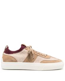 Tod's panelled low-top sneakers - Brown