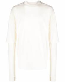 Thom Krom layered long-sleeve T-shirt - White