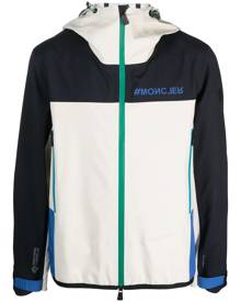 Moncler Grenoble Granges logo-print hooded windbreaker - Neutrals