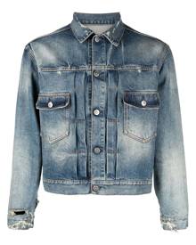 Maison Margiela distressed denim jacket - Blue