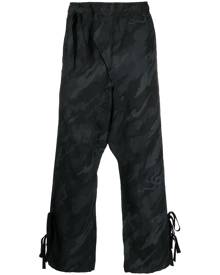 Maharishi Shinobi camouflage-pattern track pants - Black