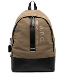 A.P.C. Sense canvas backpack - Brown