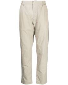 Casey Casey elasticated-waist straight-leg trousers - Grey