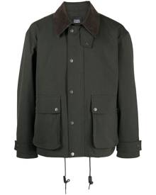STUDIO TOMBOY corduroy-collar bomber jacket - Green