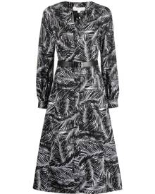 Michael Kors Kate botanical-print dress - Black