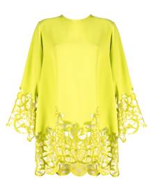 Elie Saab embroidered-detail long-sleeve blouse - Green