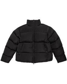 Balenciaga logo-print puffer jacket - Black