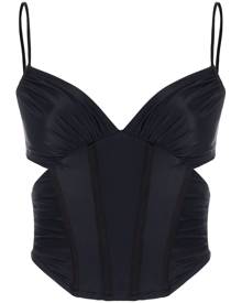 MISBHV cut-out corset top - Black