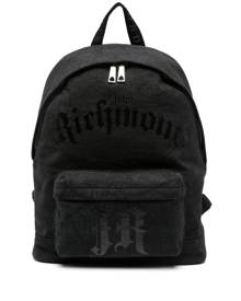 John Richmond Naoki logo-print backpack - Black