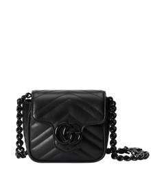 Gucci matelassé leather belt bag - Black