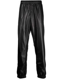 MSGM elasticated-waist tapered trousers - Black