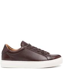 Boggi Milano panelled leather sneakers - Brown