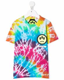 Barrow kids tie-dye cotton T-shirt - Blue