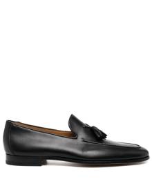 Magnanni leather tassel-detail loafers - Black